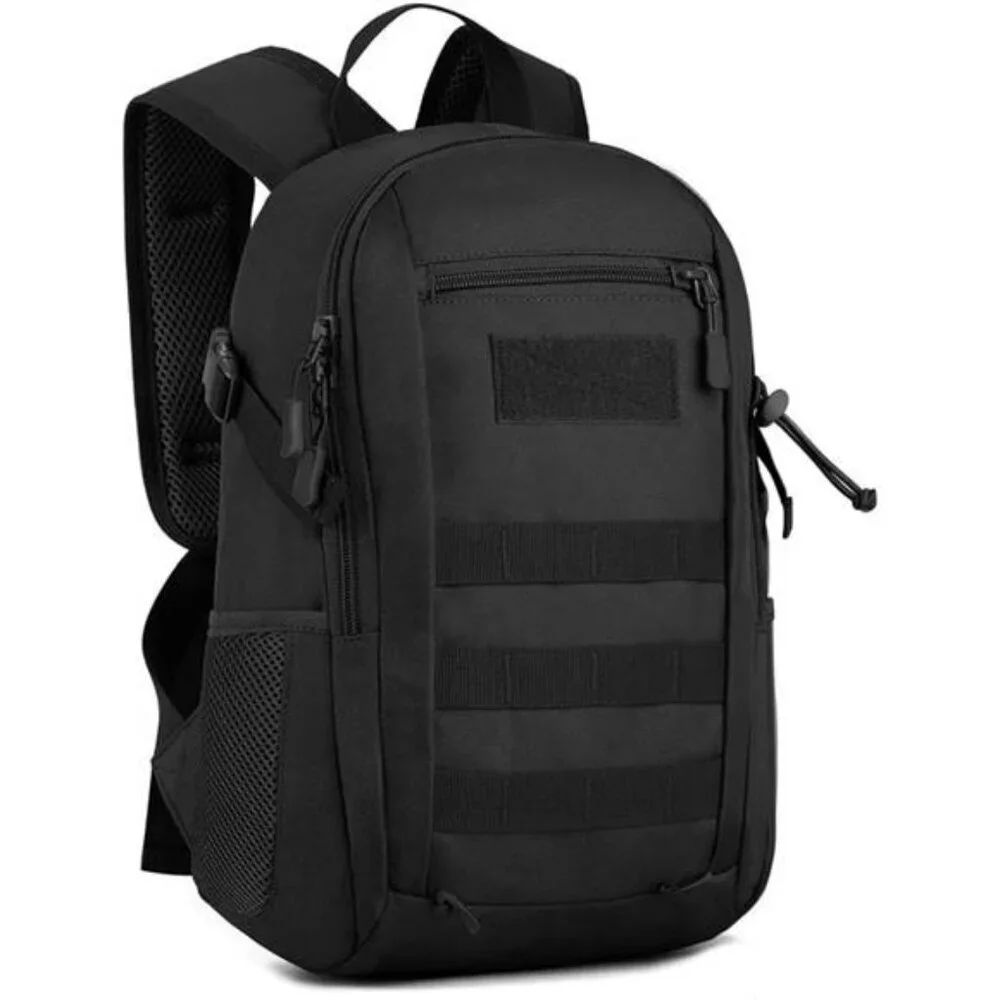 HUNTVP Tactical Mini Backpack MOLLE Military Daypack Hiking Gear 10L